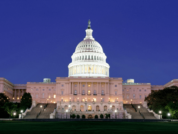 Washington, U.S. Capitol - Einreise USA
